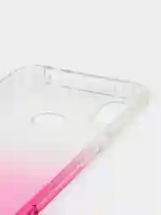 Розовый чехол-накладка на Xiaomi Redmi Note 6 Gradient, силиконовый, с усиленной защитой