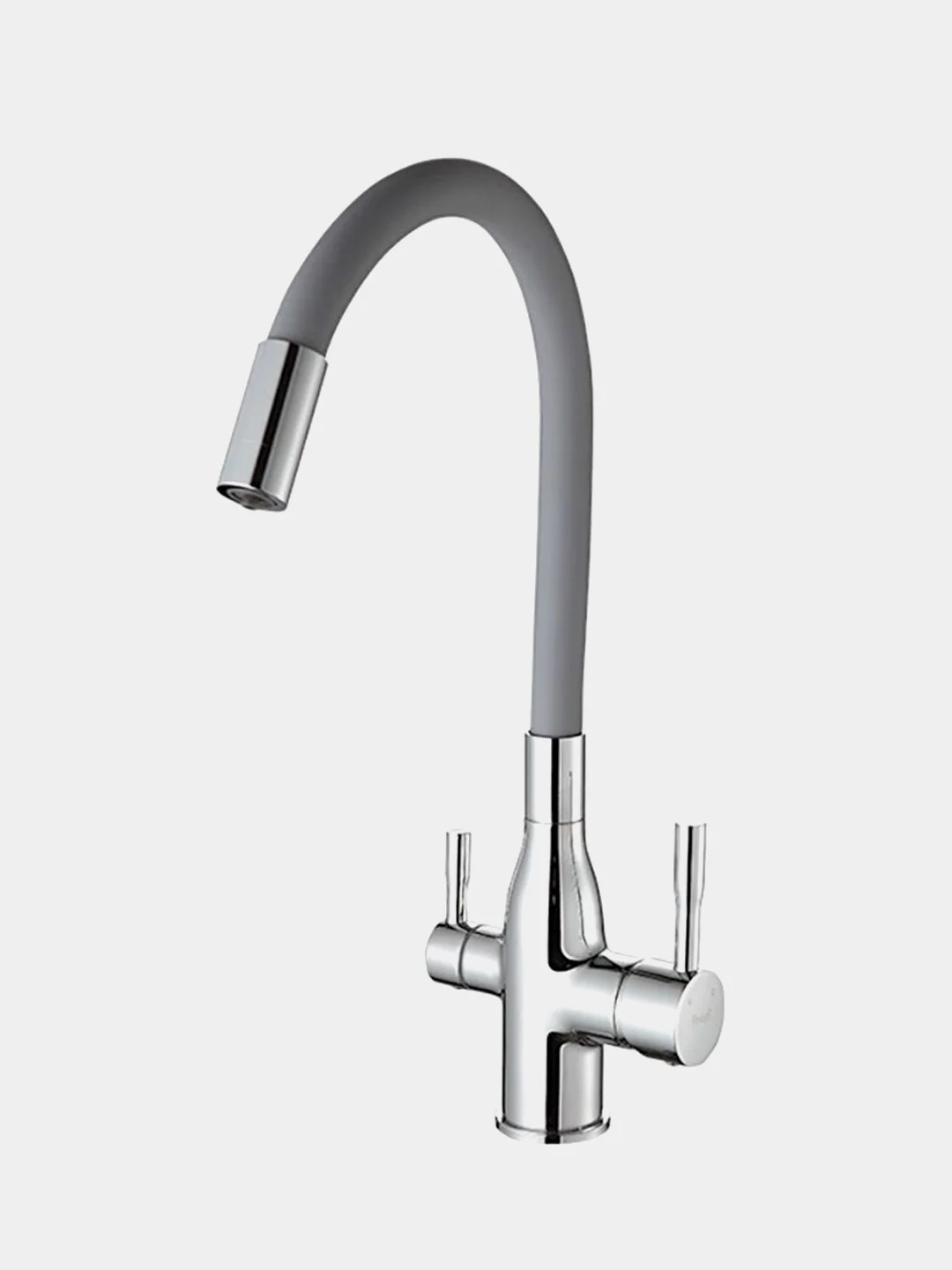 Серый смеситель для кухни Frap F4396, из латуни, с фильтром подключения воды, гибкий излив
