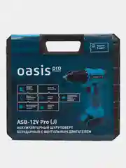 Голубой аккумуляторный шуруповерт Oasis ASB-12V Pro