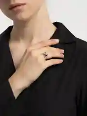 Серебряный кольца "Бабочка"