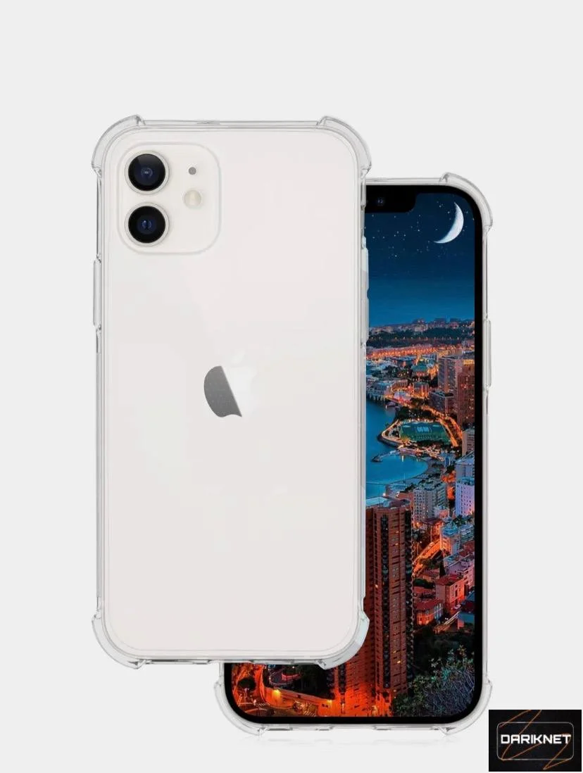 Противоударный чехол с усиленными углами для iPhone X/Xr/XS/11/12/13/Pro Max/mini