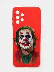 Розовый чехол силиконовый с принтом для Samsung Galaxy A13 (самсунг)
