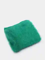 Мочалка для тела вязана банная, массажная, двусторонняя, с ручками