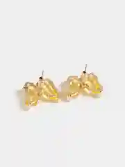 Желтый серьги Бабочки