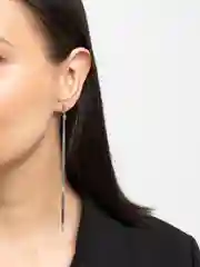 Серебряный длинные серьги