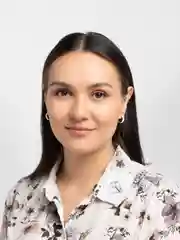 Белый серьги "Бублики"