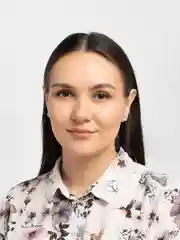 Золотой серьги гвоздики со стразой / Пусет "Корона"