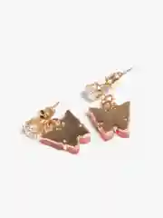 Коралловый серьги "Бабочки"