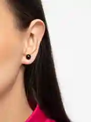 Черный серьги жемчужные
