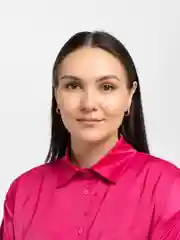 Розовый серьги "Бублики"