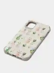 Белый кожаный чехол для