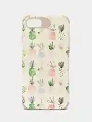 Белый кожаный чехол для