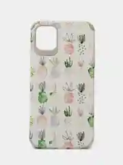 Белый кожаный чехол для