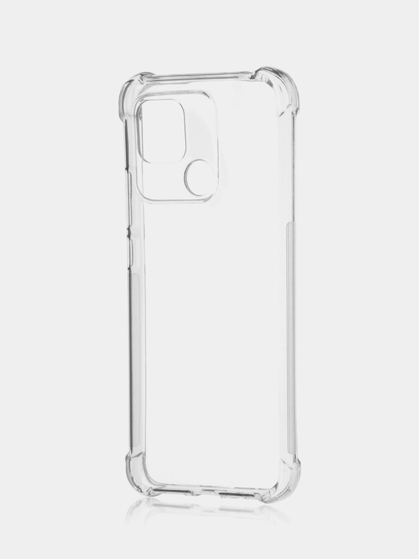 Чехол силиконовый на Xiaomi redmi 10C, с защитой камеры, прозрачный, усиленный бампер