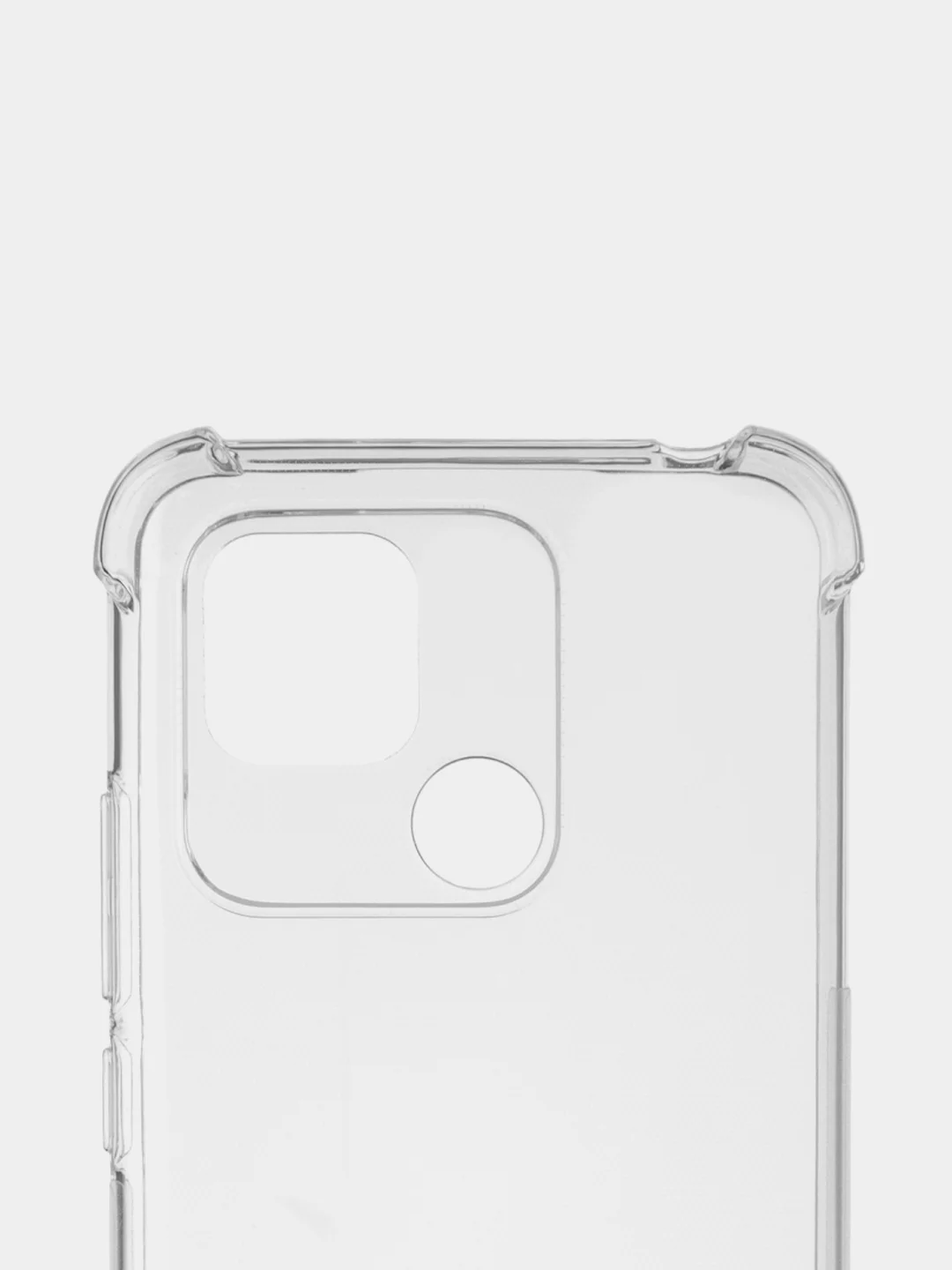 Чехол силиконовый на Xiaomi redmi 10C, с защитой камеры, прозрачный, усиленный бампер