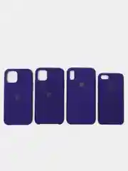 Индиго чехол Silicone Case для iPhone (айфон) 7, 8, XS, XR, 11, 12, 13, XS Max, Pro, Max, Plus, силиконовый