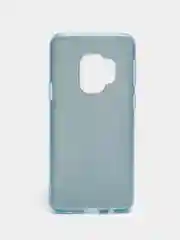 Голубой силиконовый чехол на Samsung Galaxy S9, с блестками