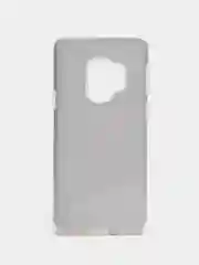 Серебряный силиконовый чехол на Samsung Galaxy S9, с блестками