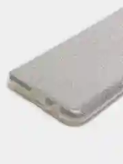 Серебряный силиконовый чехол на Samsung Galaxy S9, с блестками
