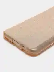 Золотой силиконовый чехол на Samsung Galaxy S9, с блестками