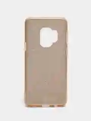 Золотой силиконовый чехол на Samsung Galaxy S9, с блестками