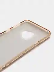 Золотой силиконовый чехол на Samsung Galaxy S9, с блестками
