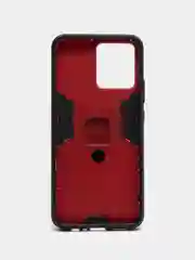 Красный чехол противоударный с кольцом-держателем на Realme C30