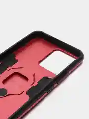 Красный чехол противоударный с кольцом-держателем на Realme C30