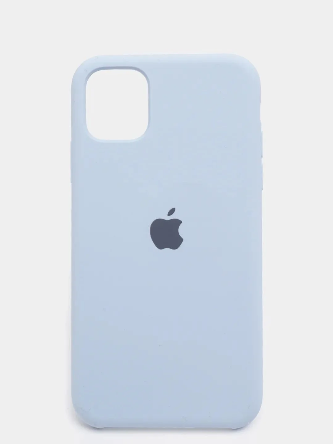 Голубой чехол Silicone Case для iPhone (айфон) 7, 8, XS, XR, 11, 12, 13, XS Max, Pro, Max, Plus, силиконовый