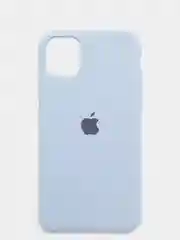 Голубой чехол Silicone Case для iPhone (айфон) 7, 8, XS, XR, 11, 12, 13, XS Max, Pro, Max, Plus, силиконовый
