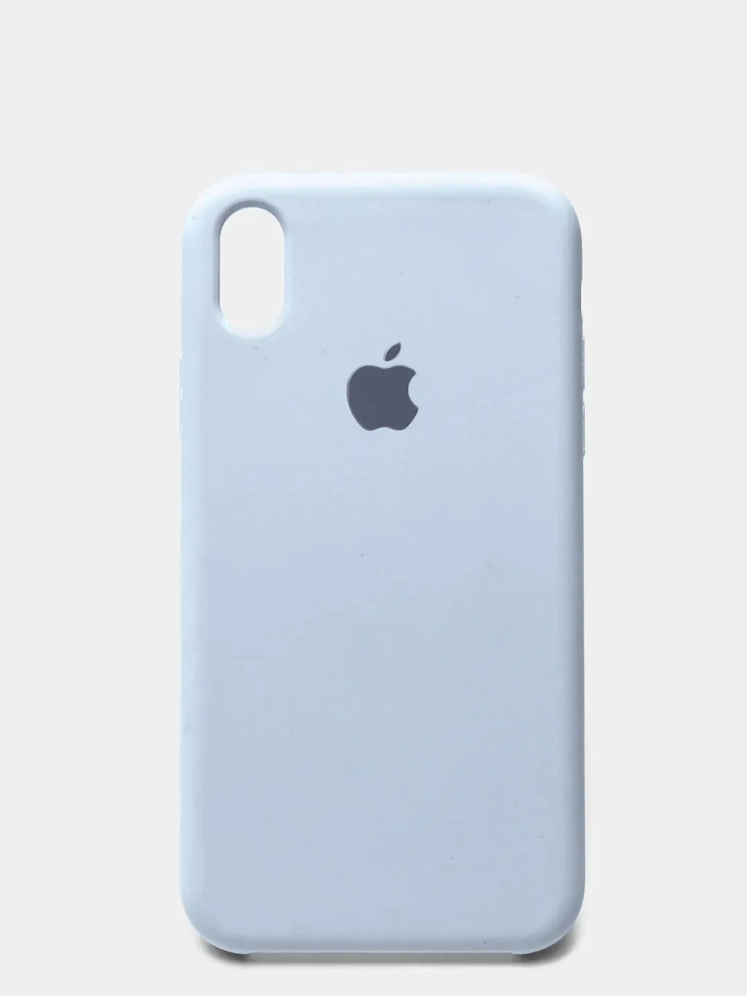 Голубой чехол Silicone Case для iPhone (айфон) 7, 8, XS, XR, 11, 12, 13, XS Max, Pro, Max, Plus, силиконовый