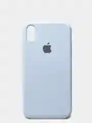 Голубой чехол Silicone Case для iPhone (айфон) 7, 8, XS, XR, 11, 12, 13, XS Max, Pro, Max, Plus, силиконовый