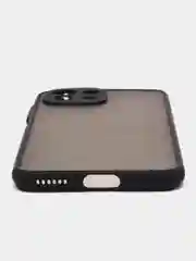 Черный чехол для Xiaomi Mi 11 Lite, защитой камеры, с матовой спинкой