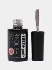Бежевый меланж гель лак для ногтей Fresh Prof Charmel, 10г с глиттером, бордовый, бежевый, голубой