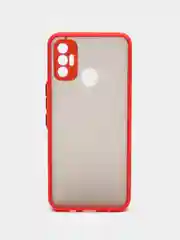 Красный чехол с защитой камеры TECNO SPARK 7
