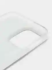 Серый силиконовый чехол на Apple iPhone 14 Pro Max / Айфон 14 Про Макс прозрачный, с рисунком