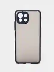 Синий чехол для Xiaomi Mi 11 Lite, защитой камеры, с матовой спинкой