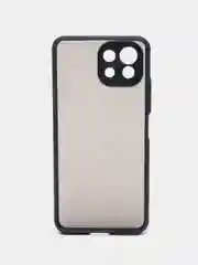 Синий чехол для Xiaomi Mi 11 Lite, защитой камеры, с матовой спинкой