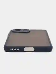 Синий чехол для Xiaomi Mi 11 Lite, защитой камеры, с матовой спинкой