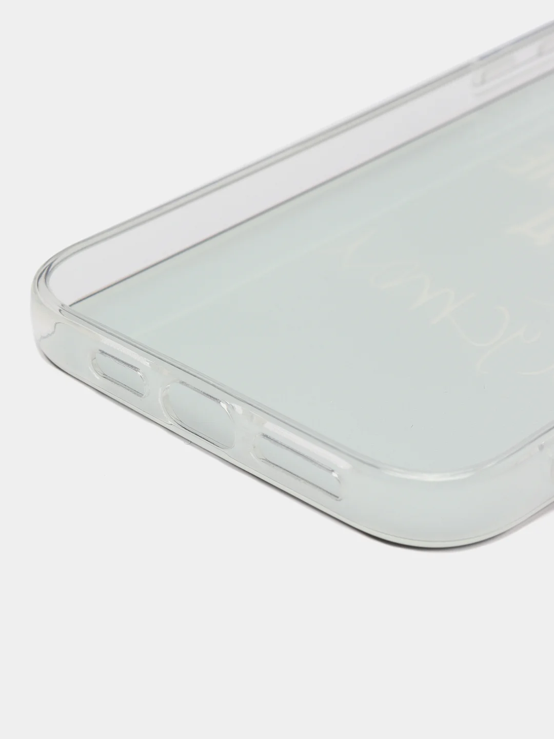 Тёмно-коричневый силиконовый чехол на Apple iPhone 14 Pro Max / Айфон 14 Про Макс прозрачный, с рисунком