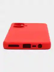 Красный чехол для Tecno Camon 19 Pro, с защитой камеры и бархатом внутри