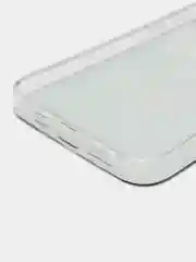 Тёмно-коричневый силиконовый чехол на Apple iPhone 14 / Айфон 14 прозрачный, с рисунком, защита камеры