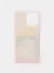 Желтый силиконовый чехол на Apple iPhone 14 Pro Max / Айфон 14 Про Макс прозрачный, с рисунком