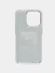 Тёмно-коричневый силиконовый чехол для Apple iPhone 14 Pro / Айфон 14 Про с рисунком, защита камеры