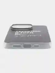 Тёмно-коричневый силиконовый чехол для Apple iPhone 14 Pro / Айфон 14 Про с рисунком, защита камеры