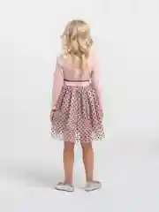 Розовый платье