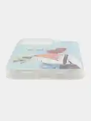 Тёмно-серый силиконовый чехол для Apple iPhone 14 Pro / Айфон 14 Про с рисунком, защита камеры