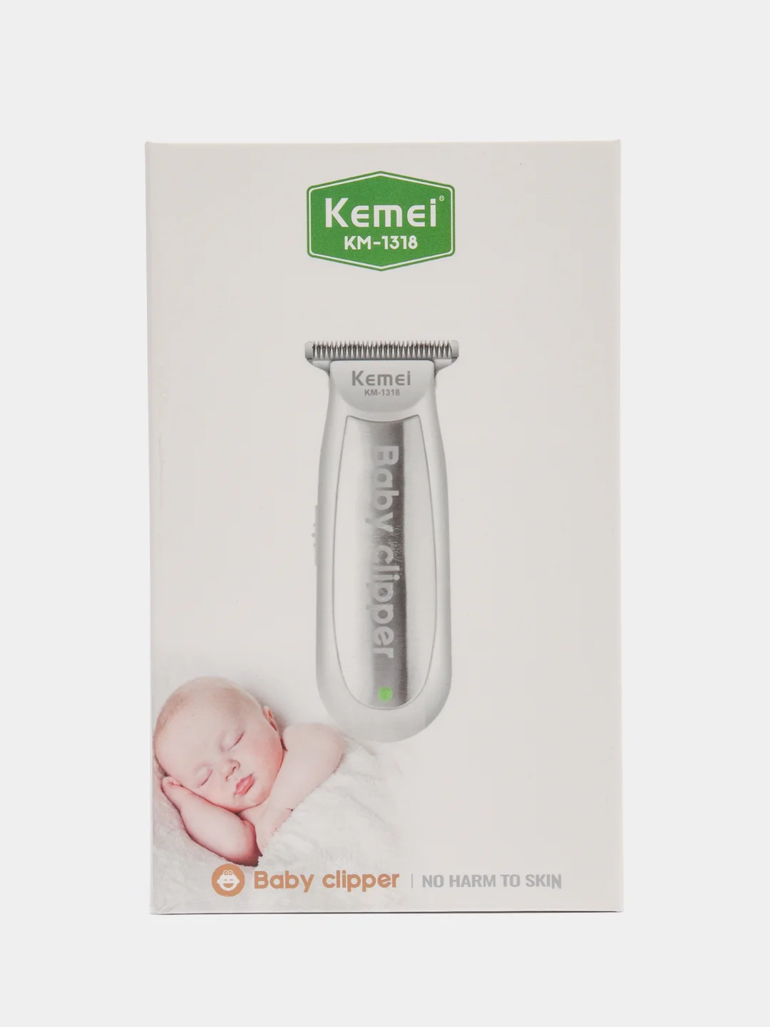 Белый триммер Kemei KM-1318, детский