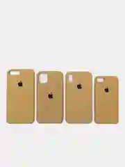 Горчичный чехол Silicone Case для iPhone (айфон) 7, 8, XS, XR, 11, 12, 13, XS Max, Pro, Max, Plus, силиконовый