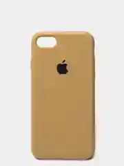 Горчичный чехол Silicone Case для iPhone (айфон) 7, 8, XS, XR, 11, 12, 13, XS Max, Pro, Max, Plus, силиконовый